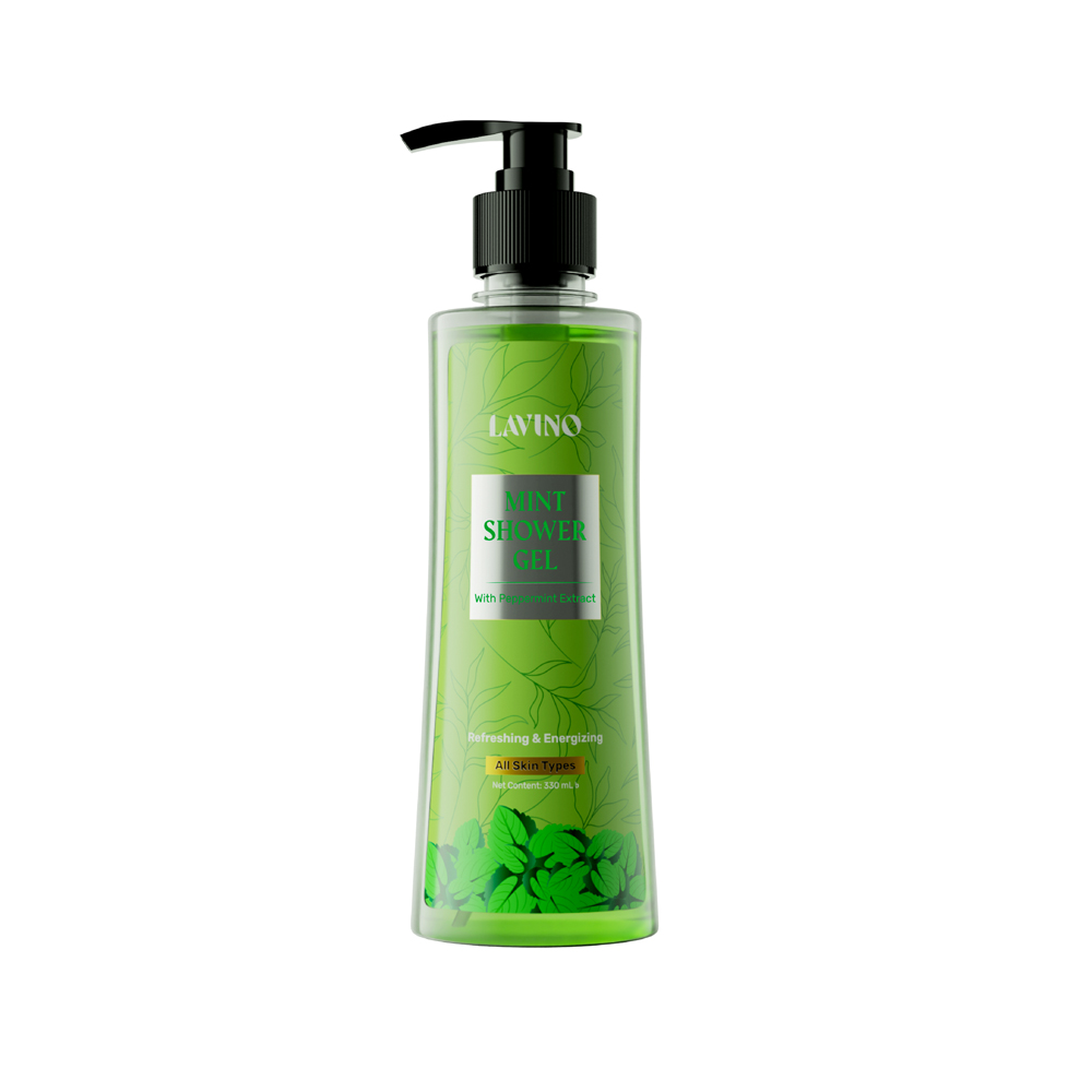 Lavino Mint Shower Gel - with Peppermint Extract