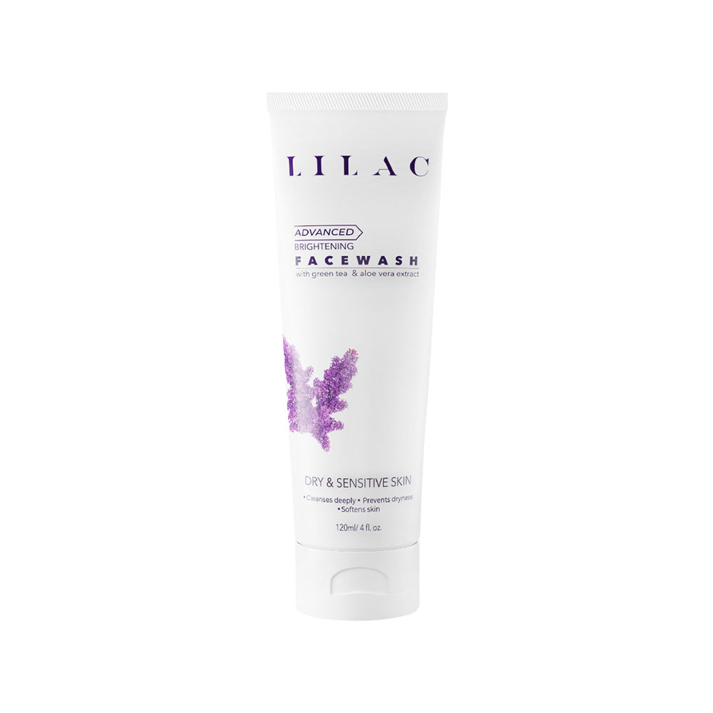 Lilac Advanced Brightening Face Wash Dry And Sensitive Skin