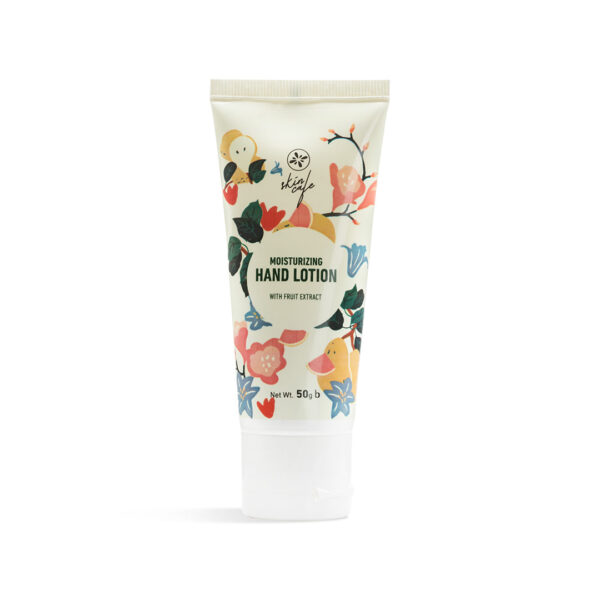 Brief Description Skin Cafe Moisturizing Hand Lotion is loaded with the goodness of Watermelon Extract and Almond Oil. It provides great moisture and effectively repairs dry hands and cuticles. Moisturizes the skin Repairs damaged skin Heal dry and cracked skin Dermatologically Tested Made in Bangladesh Barcode: 8945681202188