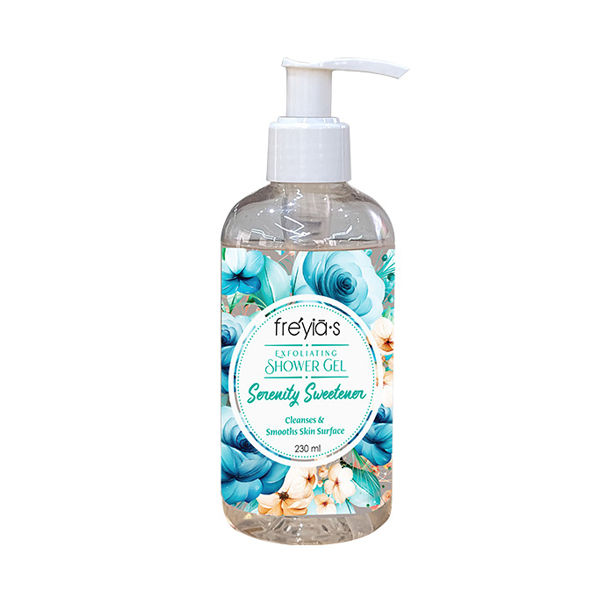 Freyias Exfoliating Shower Gel Serenity Sweetener