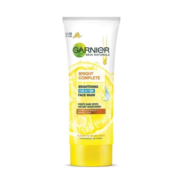 Garnier Bright Complete DUO Action Face Wash 100gm