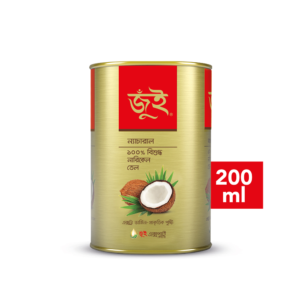 Jui Pure Coconut Oil (Tin) 200.0 ml Size: 200ml
