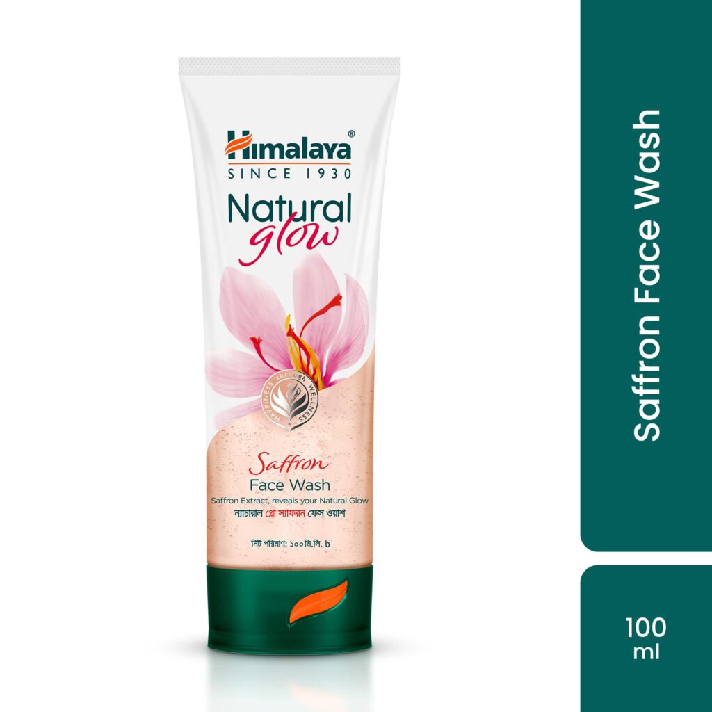 Himalaya Natural Glow Saffron Face Wash Size: 100ml