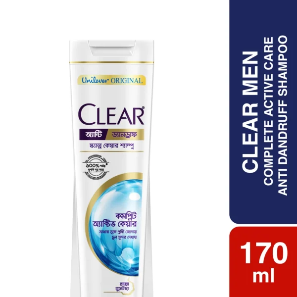 Clear Shampoo Complete Active Care Anti Dandruff 170ml Size: 170ml