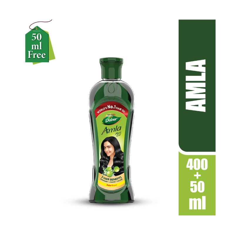 Dabur Amla Hair Oil (Get 50 ml Extra) Size: 400ml