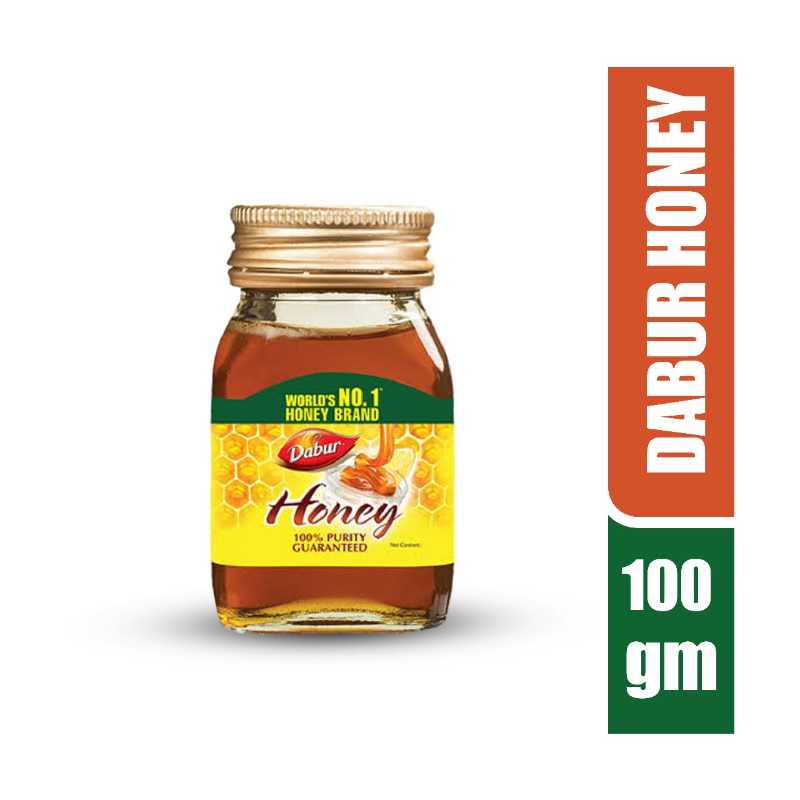 Dabur Honey 100.0 gm: 100% Pure Honey with No Sugar Adulteration