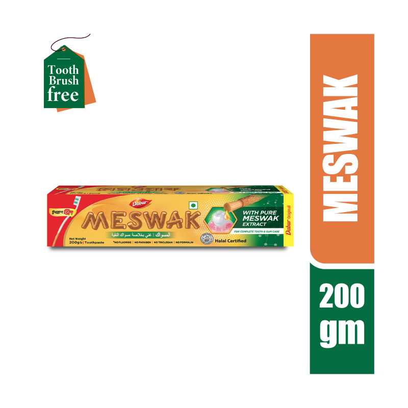 Dabur Meswak Toothpaste (Free Toothbrush)