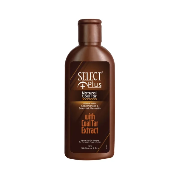 Select Plus Natural Coal Tar Shampoo 75 ml Size: 75 ml