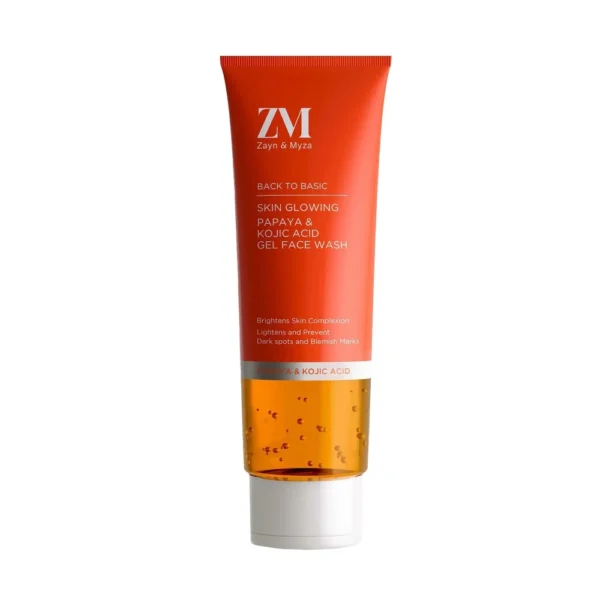 Zayn & Myza Skin Glowing Gel Face Wash-Papaya & Kojic Acid Size: 75ml