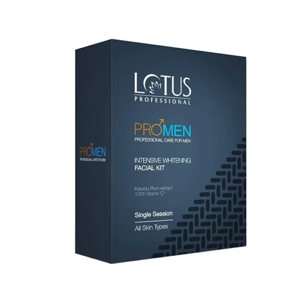 Lotus Professional Pro Men Intensive Whitening Facial Kit Size: 40gm