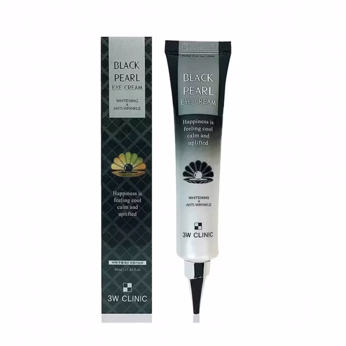 3W CLINIC Black Pearl Eye Cream Whitening and Anti-Wrinkle