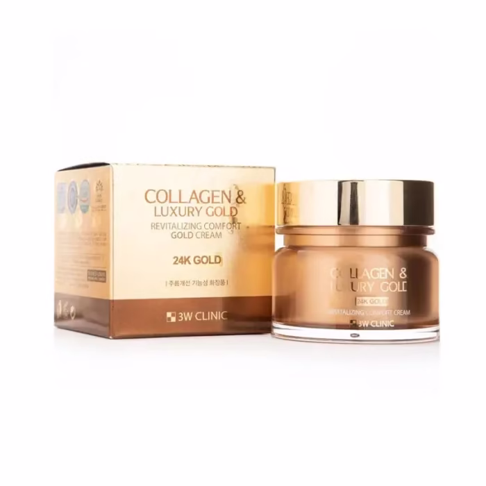 3W Clinic Collagen & Luxury Gold 24K Gold Cream