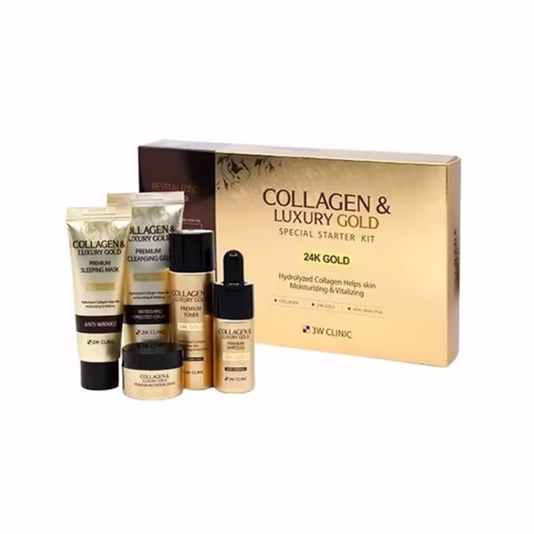 3W Clinic Collagen & Luxury Gold Special Starter Kit