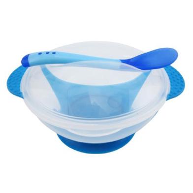 Apple Bear Baby Feeding Bowl With Spoon