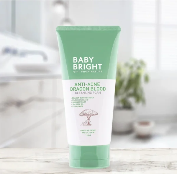 Baby Bright Anti- Acne Dragon Boold Cleansing Foam 120gm