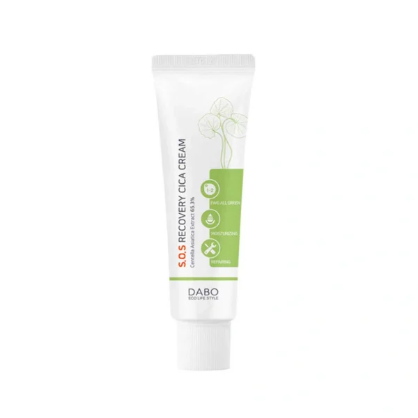DABO S.O.S Recovery Cica Cream Centella Asiatica Extract 65.3% Size: 50ml
