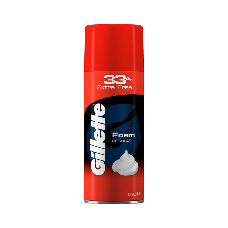 Gillette Classic Regular Pre Shave Foam 418g with 33% Extra Free Size: 418gm