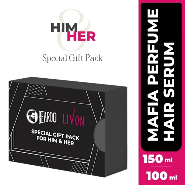 Special Gift Pack - Beardo Don Perfume Body Spray 150ml & Livon Hair Serum 100ml