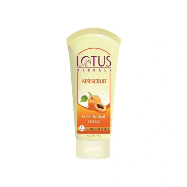 Lotus Herbals Apriscrub Fresh Apricot Scrub Size: 180gm