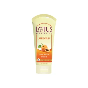 Lotus Herbals Apriscrub Fresh Apricot Scrub Size: 100gm