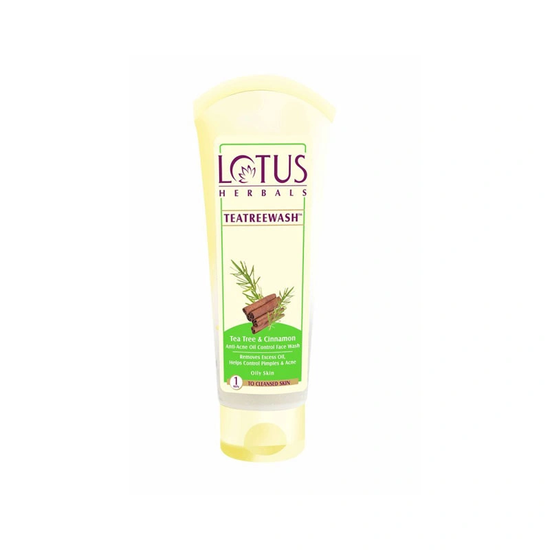 Lotus Herbals Teatreewash Tea Tree And Cinnamon Oil Control Face Wash Size: 80gm