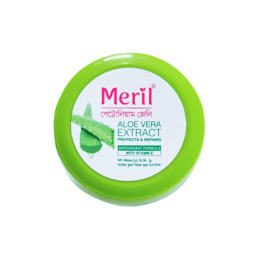 Meril Petroleum Jelly With Aloe Vera Extract Size: 10ml