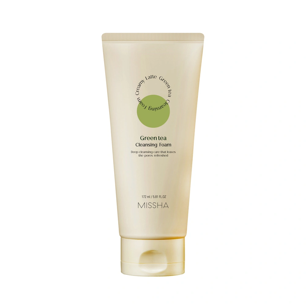 Missha Creamy Latte Green Tea Cleansing Foam Size: 172ml