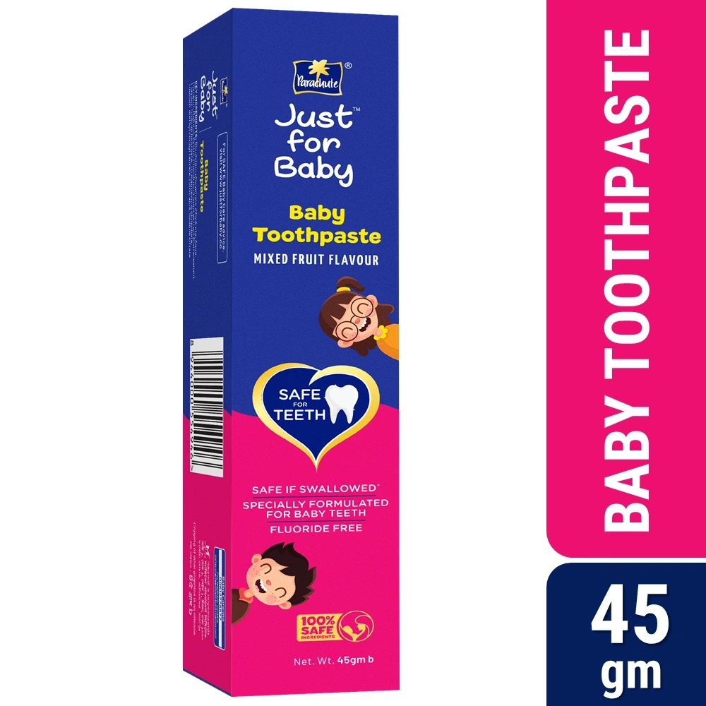 Parachute Just for Baby Toothpaste 45g (Mix Fruit) Size: 45gm