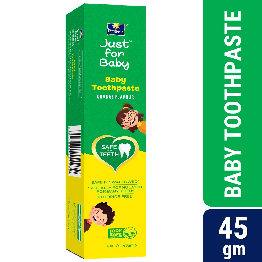 Parachute Just for Baby Toothpaste 45g (Orange) Size: 45gm