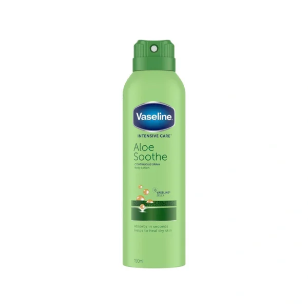 Vaseline Intensive Care Spray Moisturizer Aloe Soothe Size: 190ml