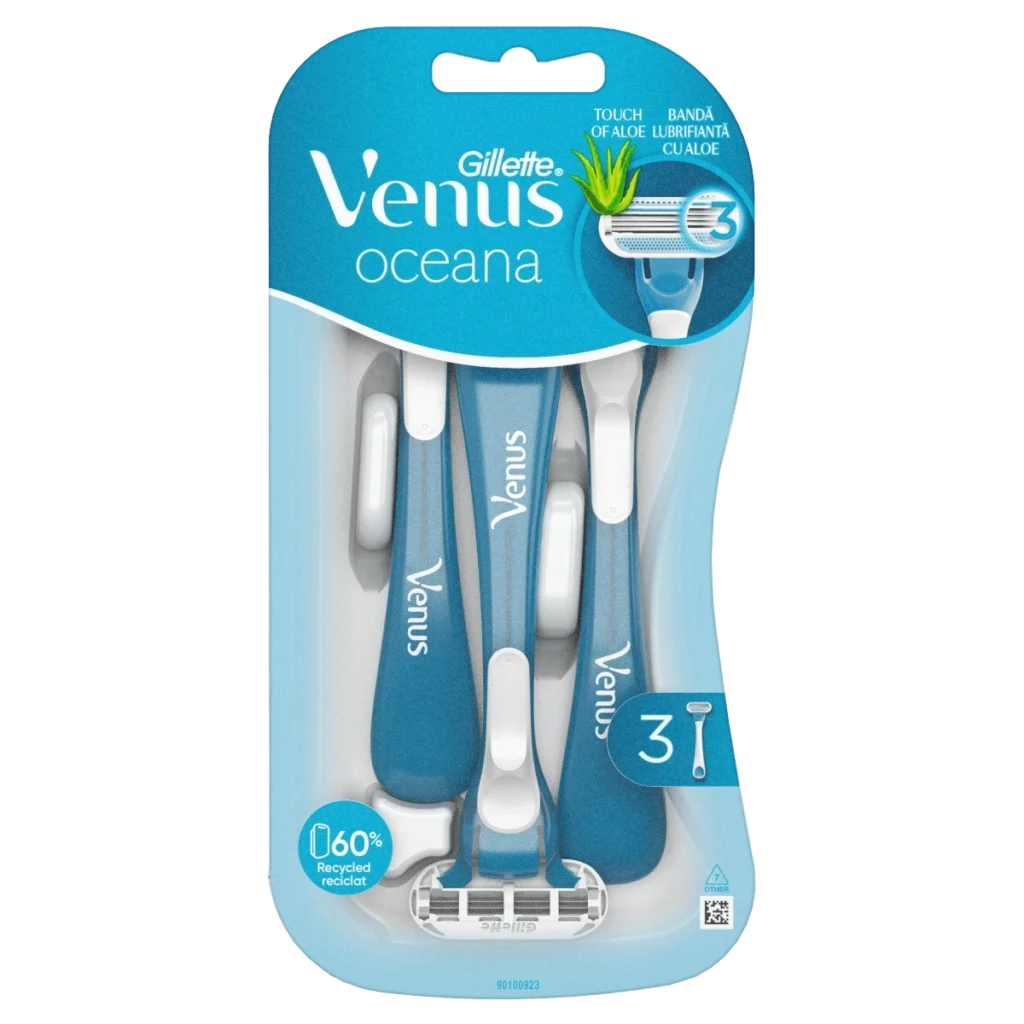 Gillette Venus Oceana Women's Disposable Razors (3s)