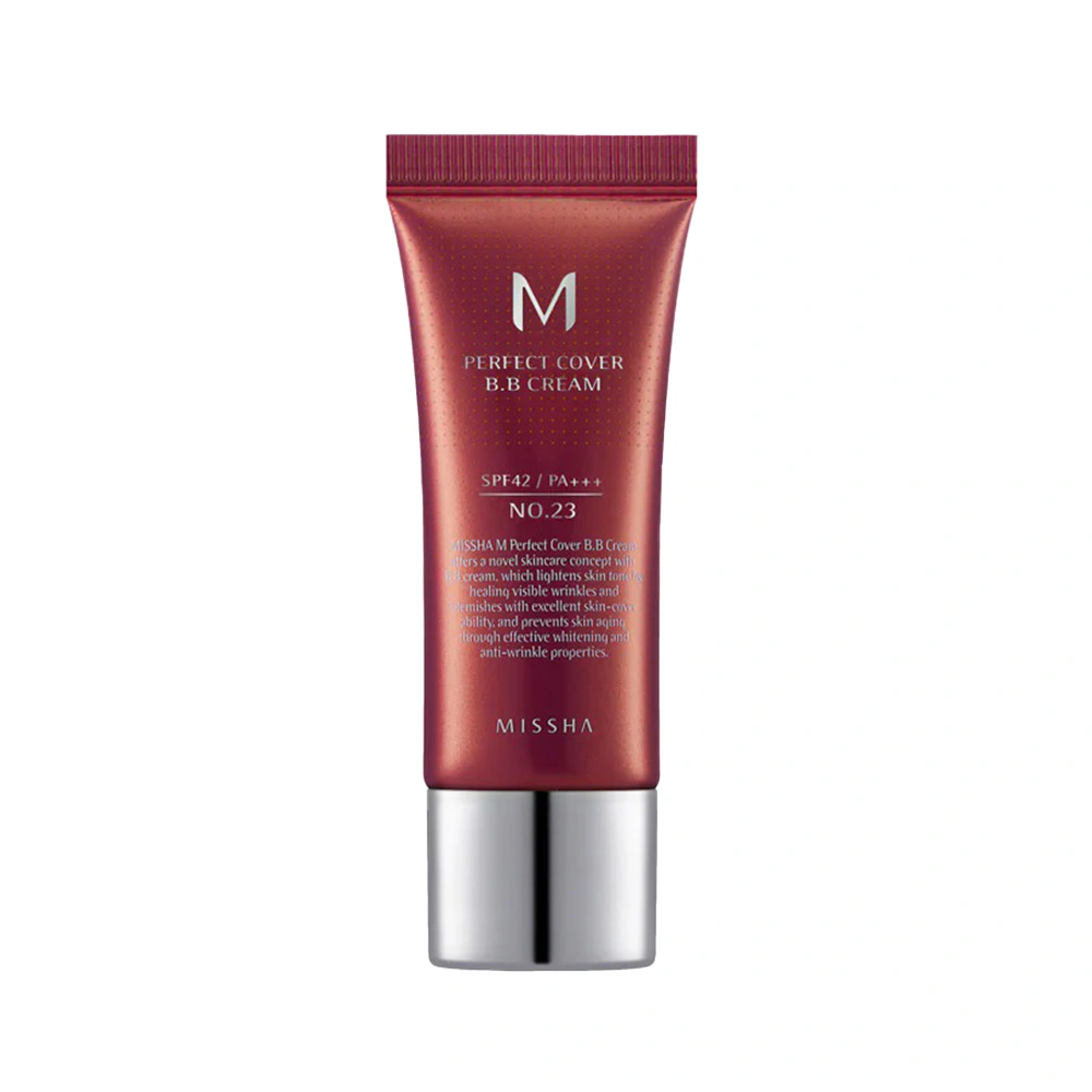 Missha M Perfect Cover BB Cream SPF 42 PA+++ Natural Beige 23 Size: 20ml