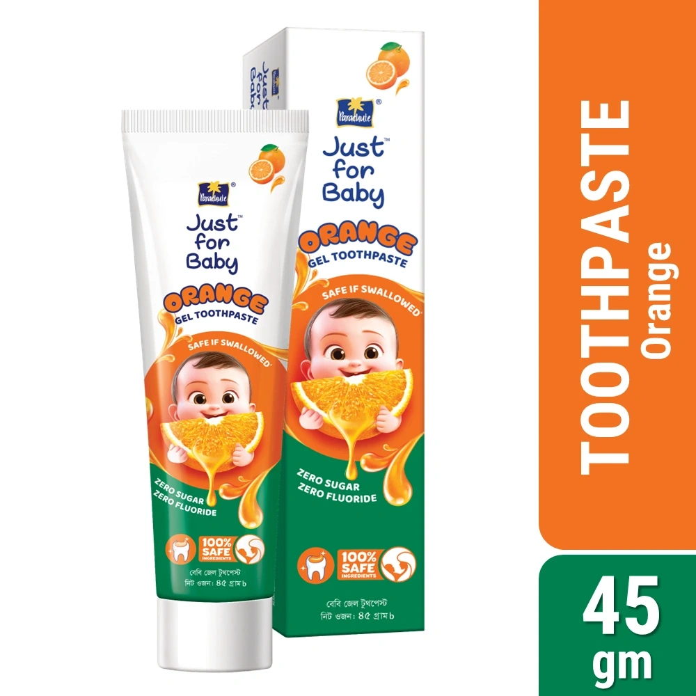 Parachute Just for Baby - Baby Gel Toothpaste 45g (Mango) Size: 45gm