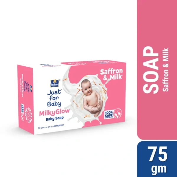 Parachute Just For Baby - Milky Glow Saffron & Milk Soap 75g Size: 75gm