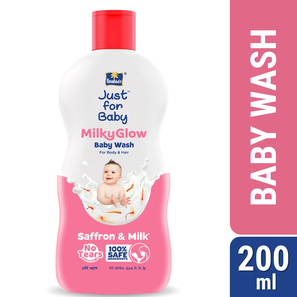 Parachute Just For Baby - Milky Glow Wash Size: 200ml