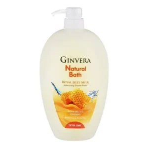 Ginvera Natural Bath Royal Jelly Milk Moisturizing Shower Foam 1000g