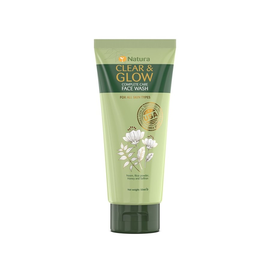 Natura Clear & Glow Face Wash Size: 50ml