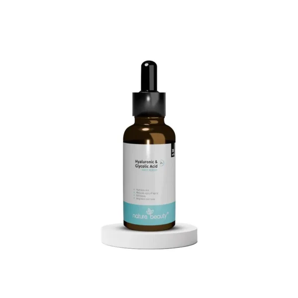 Nature Beauty Hyaluronic 1% & Glycolic Acid 2% Serum 30 ml