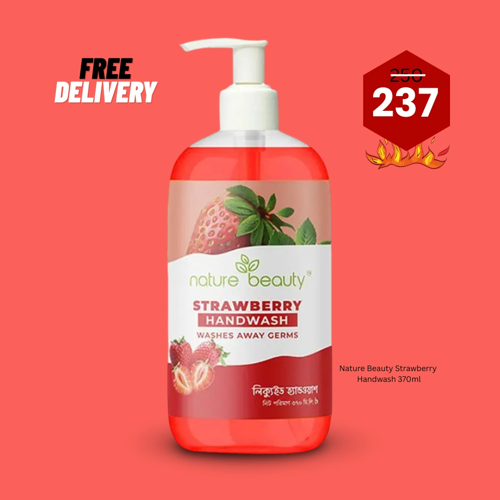 Nature Beauty Strawberry Handwash 370ml