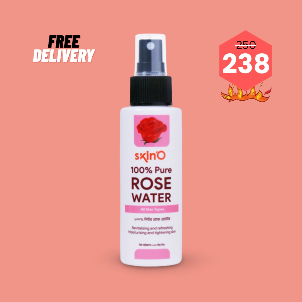 skinO 100% Pure Rose Water 100ml
