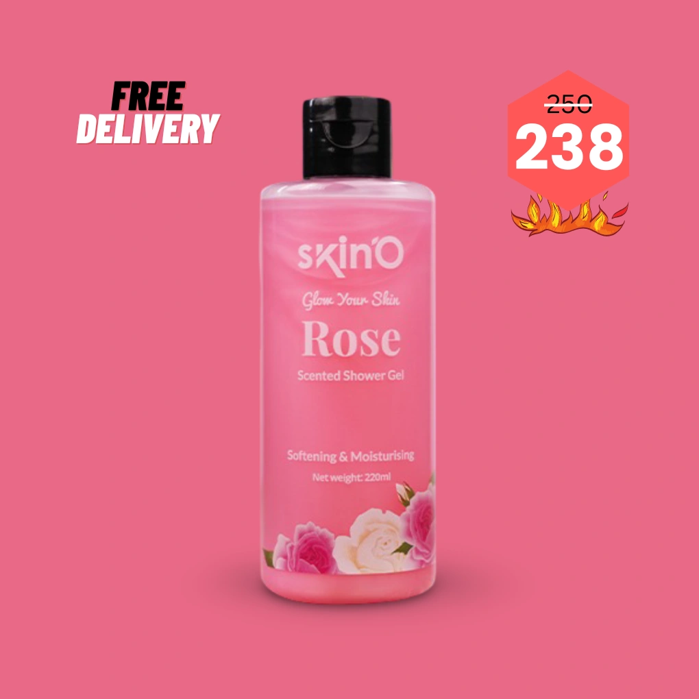 skinO Rose Scented Shower Gel 220ml