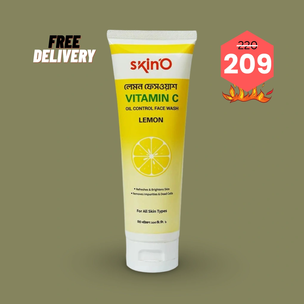 skinO Vitamin C Oil Control Facewash (Lemon) 110ml