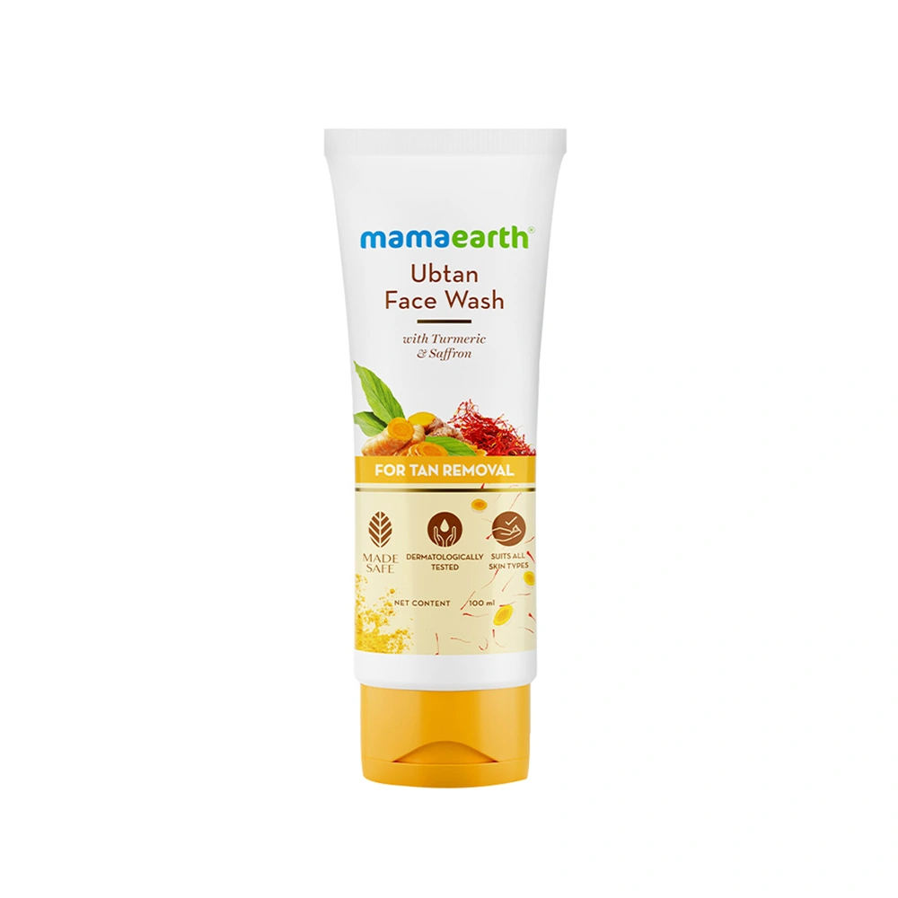 Mamaearth ubtan facewash for tan removal Size: 100ml