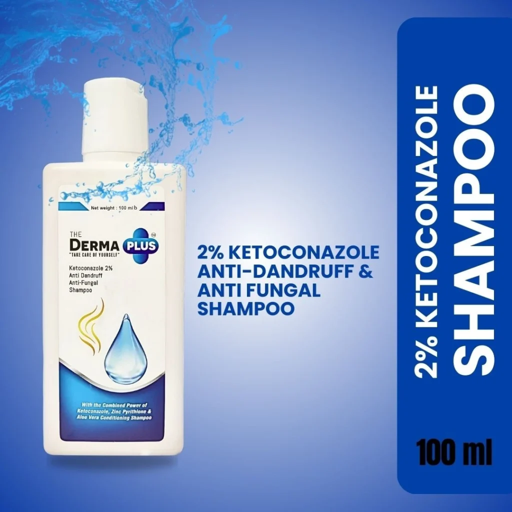 The Derma Plus Ketoconazole 2% Anti‑Dandruff & Anti‑Fungal Shampoo – 100 ml