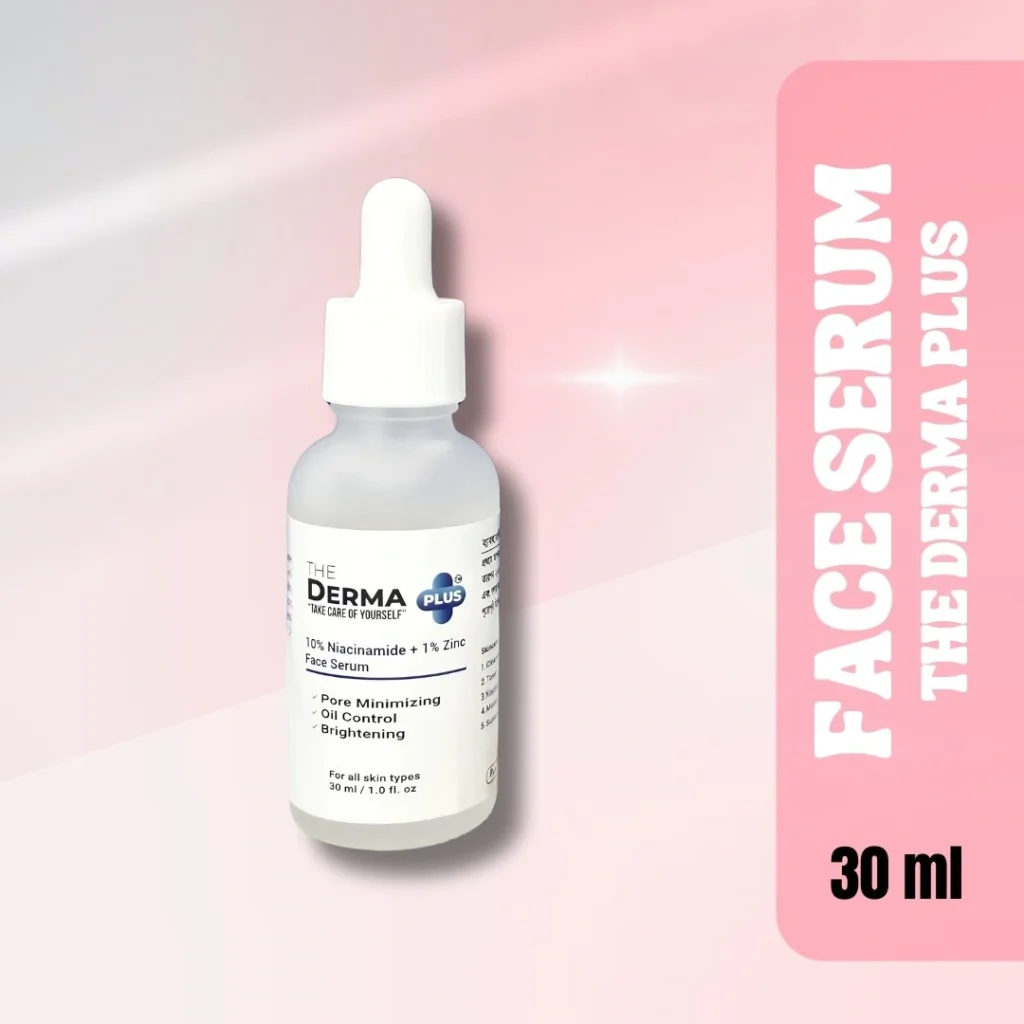 The Derma Plus 10% Niacinamide + 1% Zinc Face Serum – 30 ml