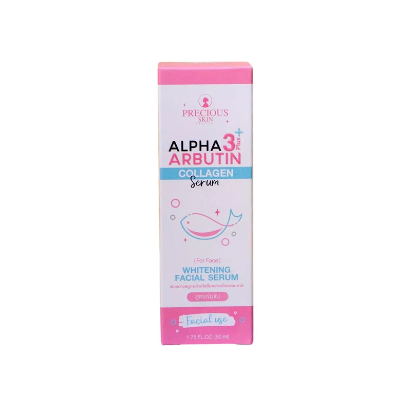 Precious Skin Alpha Arbutin 3 Plus Collagen Serum for Face Size: 50ml